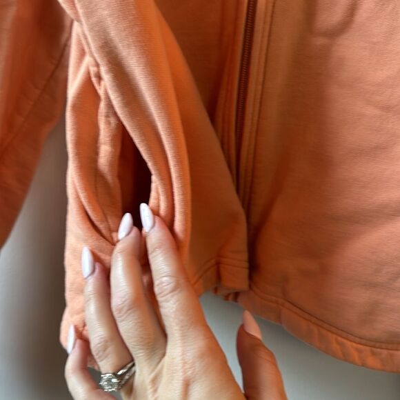 Vintage Martha’s Vineyard Orange Zip Up Hoodie M - Picture 3 of 5
